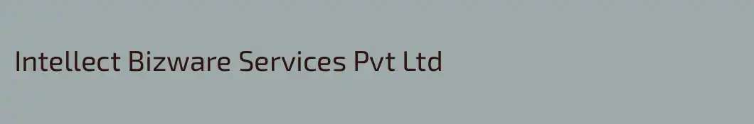 Intellect Bizware Services Pvt Ltd